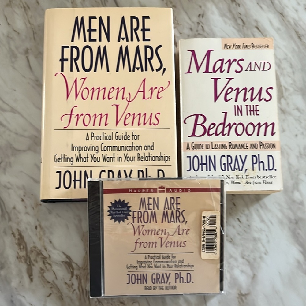 Men Are From Mars, Women Are From Venus & Mars and Venus in the Bedroom + new CD